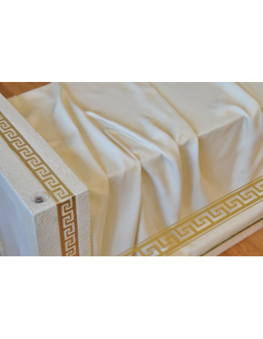 Stół 6007 biały złocony