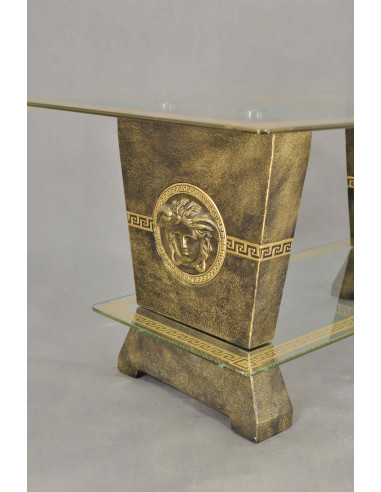 Stół 6008 brąz pozłacany