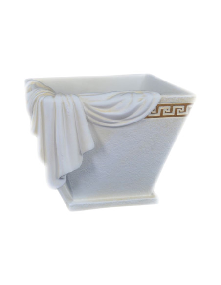 Elegancka donica w stylu greckim, klasyczna dekoracja H: 33 cm waza misa