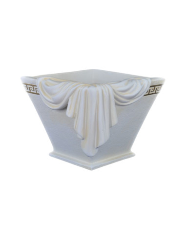 Elegancka donica w stylu greckim, klasyczna dekoracja H: 33 cm waza misa