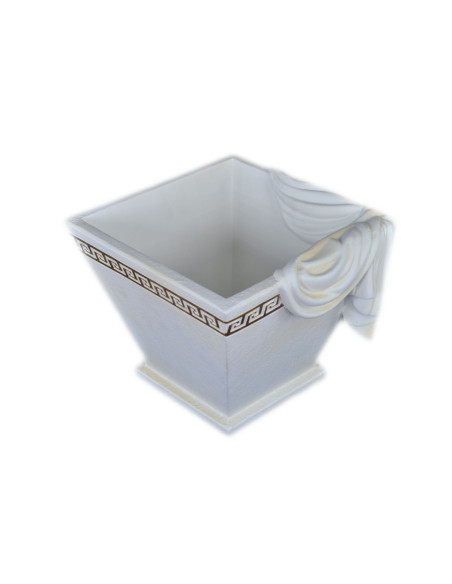 Elegancka donica w stylu greckim, klasyczna dekoracja H: 33 cm waza misa