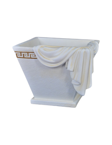 Elegancka donica w stylu greckim, klasyczna dekoracja H: 33 cm waza misa