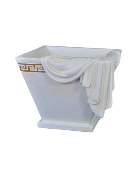 Elegancka donica w stylu greckim, klasyczna dekoracja H: 33 cm waza misa