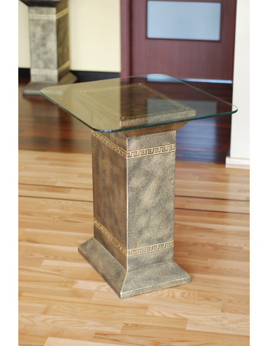 Mały stół szklany marmur