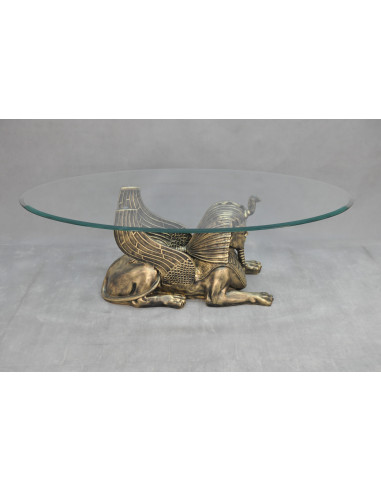 Stół Sfinks złoty 6020