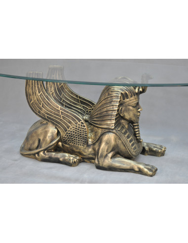 Stół Sfinks złoty 6020