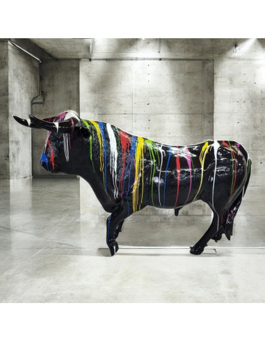 Figura Byk malowany
