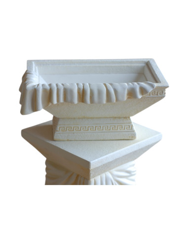 Waza prostokątna z szarfą