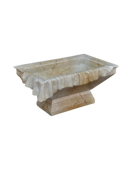 Waza prostokątna z szarfą