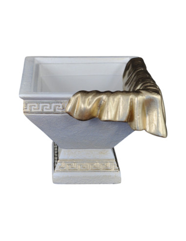 Waza prostokątna z szarfą