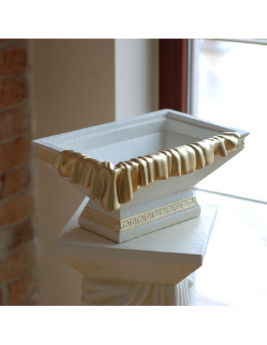 Waza prostokątna z szarfą