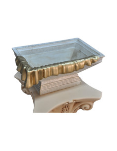 Waza prostokątna z szarfą