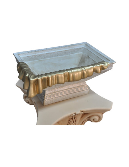 Waza prostokątna z szarfą