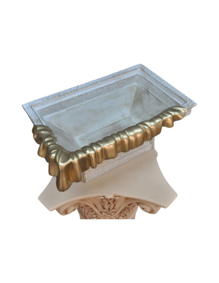 Waza prostokątna z szarfą