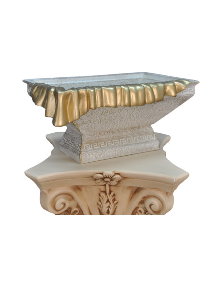 Waza prostokątna z szarfą