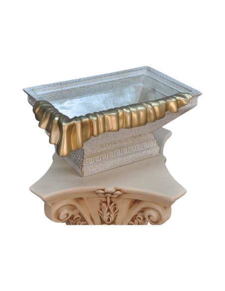 Waza prostokątna z szarfą