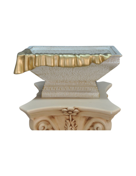 Waza prostokątna z szarfą