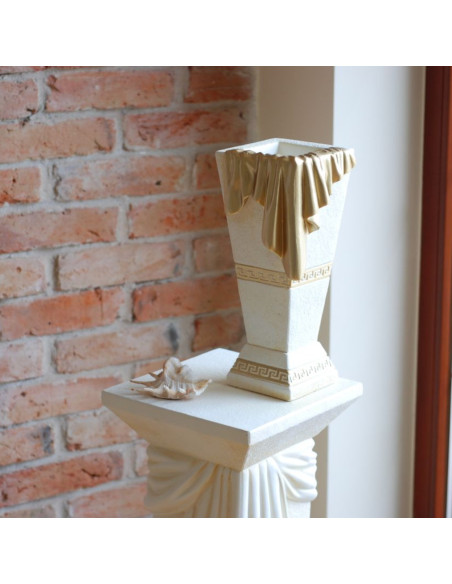 Wazon mały z szarfą