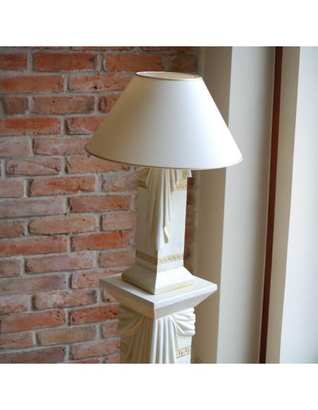 Lampa stołowa Grecka z kloszem nocna klasyczna mod. 3