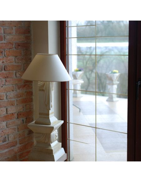 Lampa stołowa Grecka z kloszem nocna klasyczna mod. 3