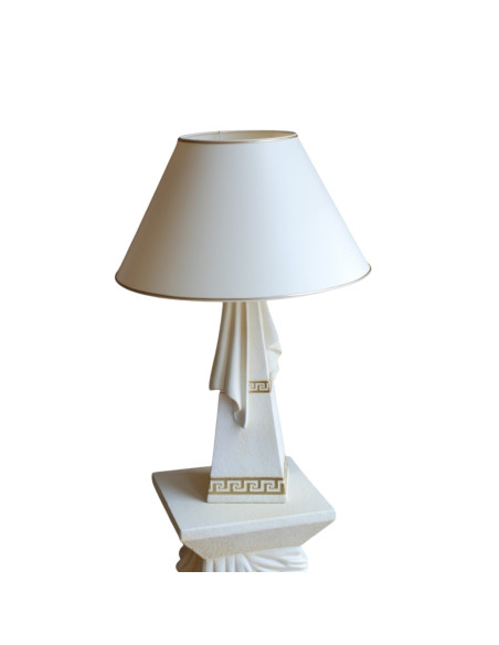 Lampa stołowa nocna z szarfą styl Grecki klasyczny mod. 2
