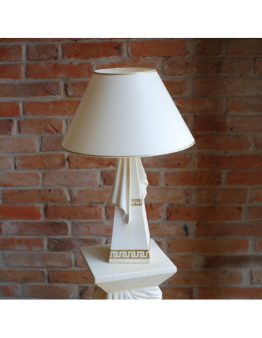 Lampa stołowa nocna z szarfą styl Grecki klasyczny mod. 2