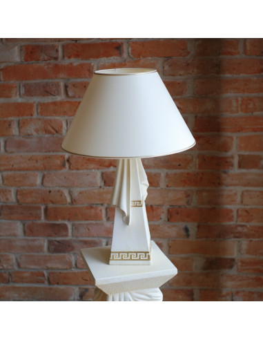 Lampa stołowa nocna z szarfą styl Grecki klasyczny mod. 2