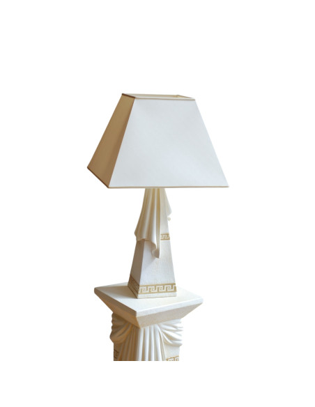 Lampa stołowa nocna z szarfą styl Grecki klasyczny mod. 1