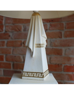 Lampa stołowa nocna z szarfą styl Grecki klasyczny mod. 1 2