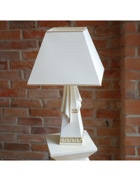 Lampa stołowa nocna z szarfą styl Grecki klasyczny mod. 1