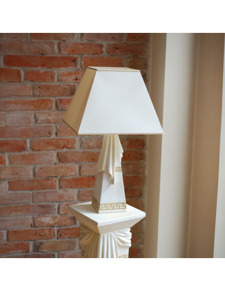 Lampa stołowa nocna z szarfą styl Grecki klasyczny mod. 1