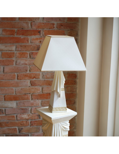 Lampa stołowa nocna z szarfą styl Grecki klasyczny mod. 1