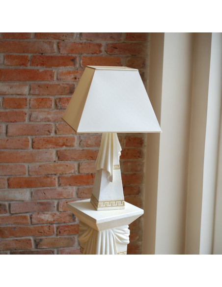 Lampa stołowa nocna z szarfą styl Grecki klasyczny mod. 1