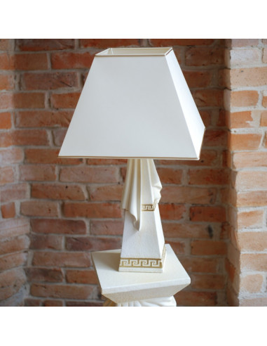 Lampa stołowa nocna z szarfą styl Grecki klasyczny mod. 1