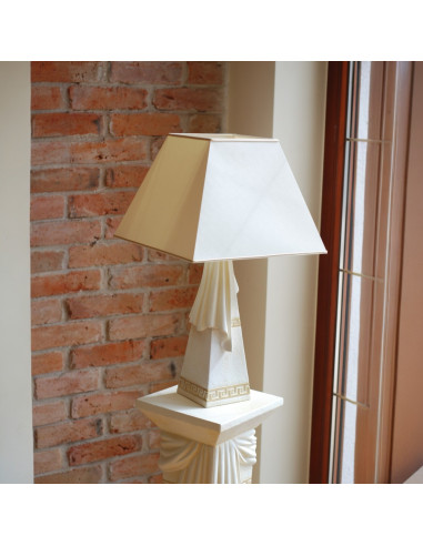 Lampa stołowa nocna z szarfą styl Grecki klasyczny mod. 1
