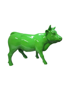 Figura Byk Pop-Art Monokolor zieleń wysoki połysk żywica