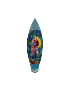 Figura Deska Surfingowa Pop-Art Surf Art kolorowa wysoki połysk żywica