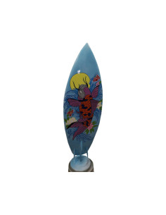 Figura Deska Surfingowa Pop-Art Surf Art kolorowa wysoki połysk żywica